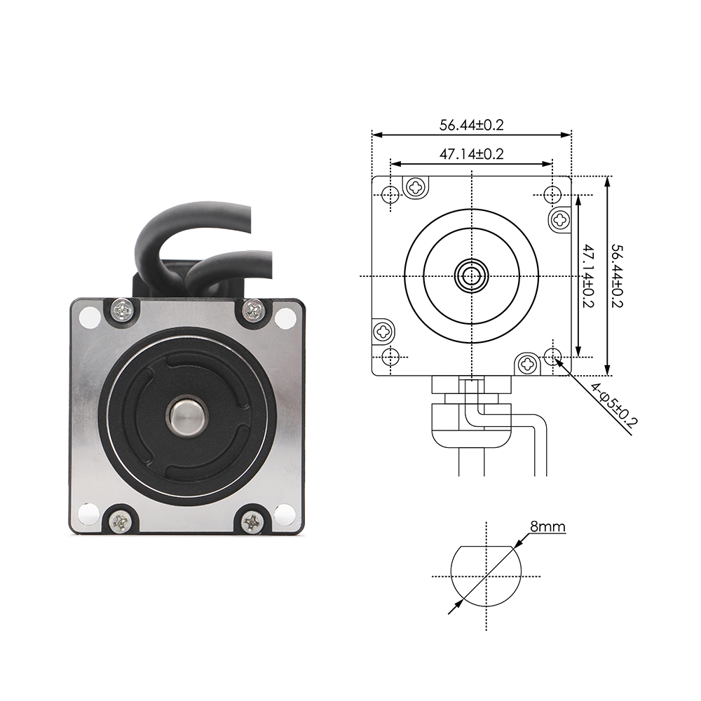 NEMA 23 Closed Loop Schrittmotor 2.2Nm